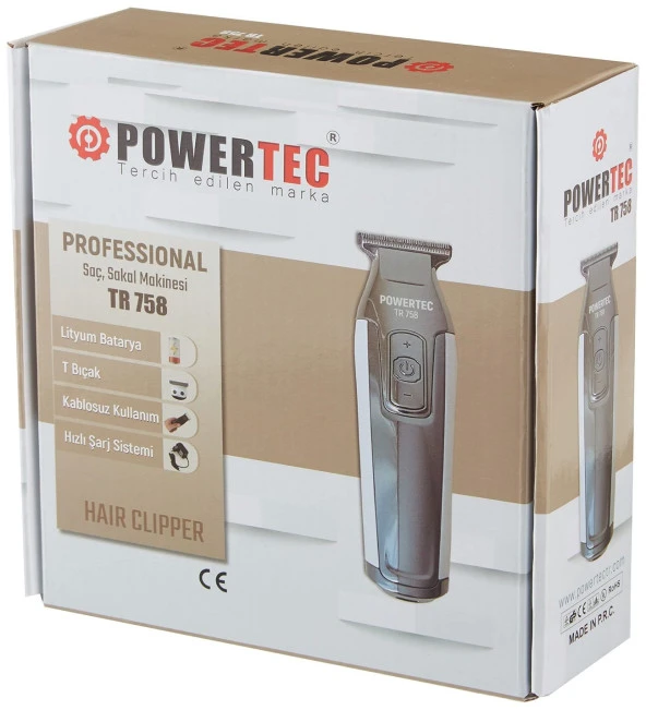 powertech TR 758 professıonal saç sakal kesme 6912465717581