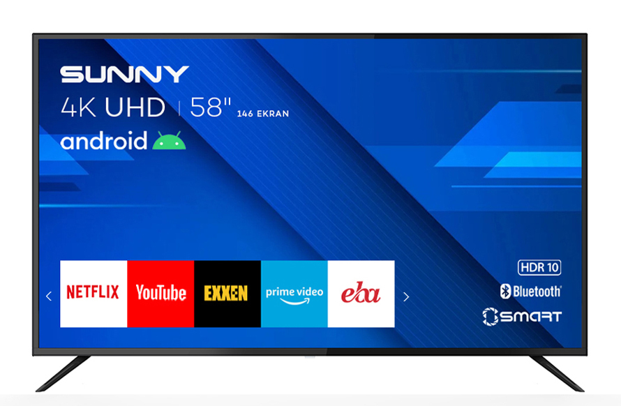 sunny SN58LEDJ58 UHD ANDROİD SMART LED 8682442101044