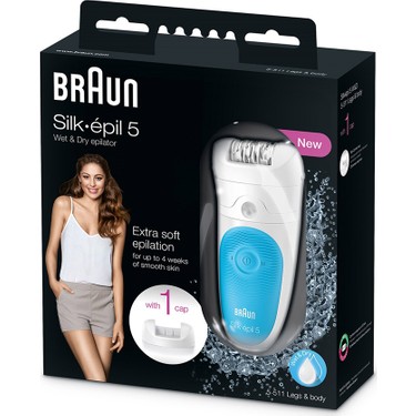 Braun Silk-Epil 5 5511 Islak Kuru Epilatör Turkuaz