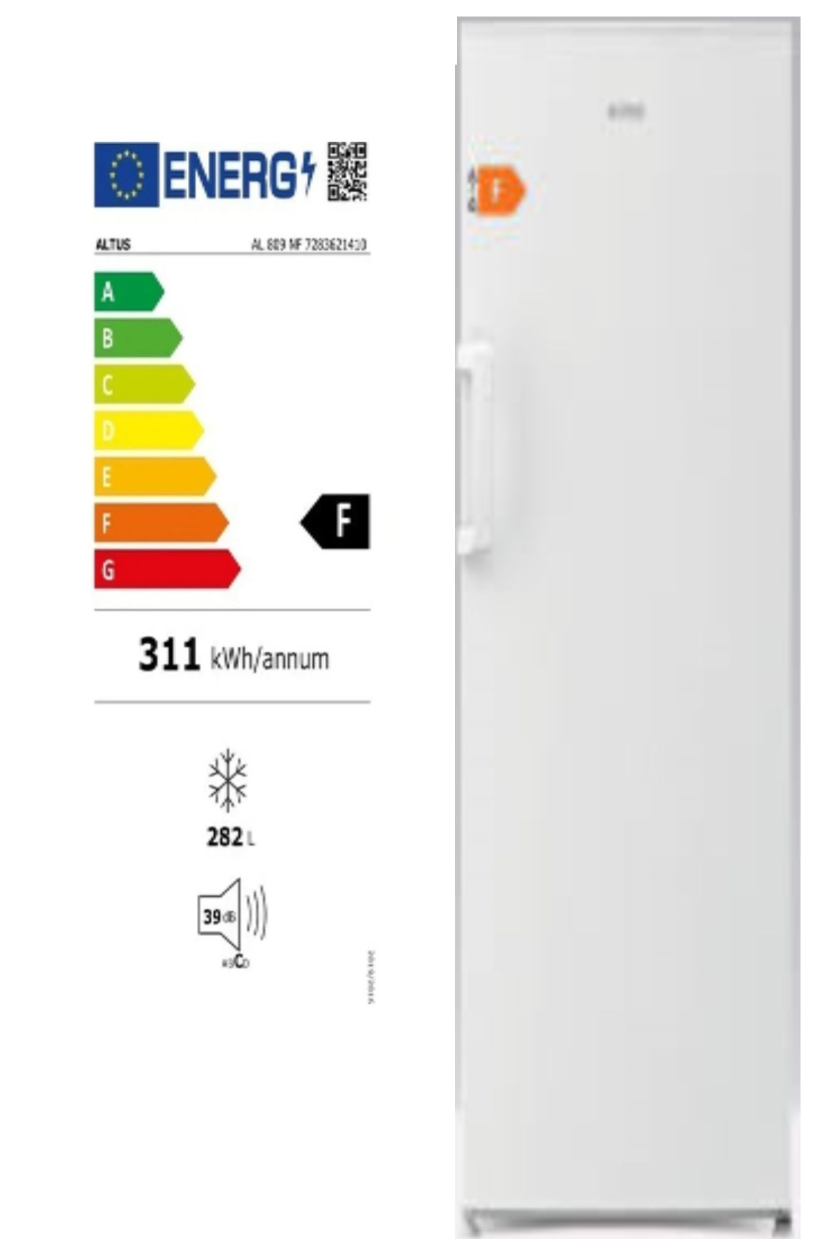 altus AL 809 nf 8 çekmeceli derin dondurucu 8690842437182