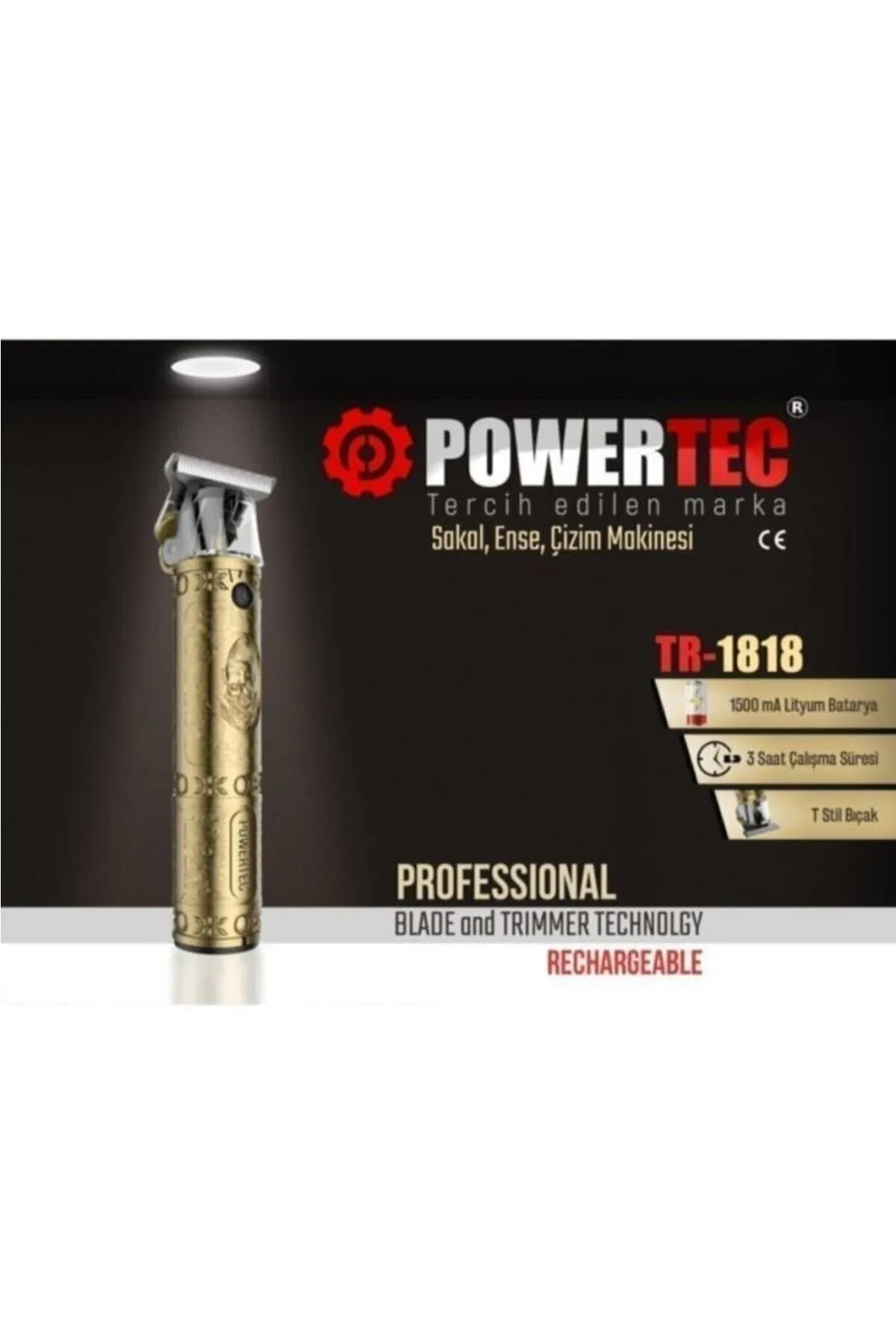 powertech TR-1818 saç sakal kesme 6935016801409