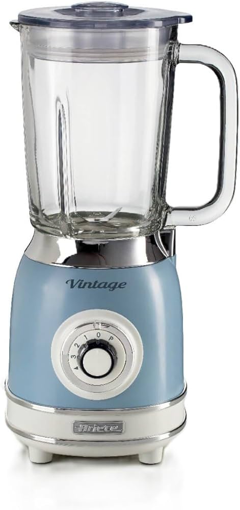 ariete vintage0583/05 vintage light blue mavi sürahi blender 800
