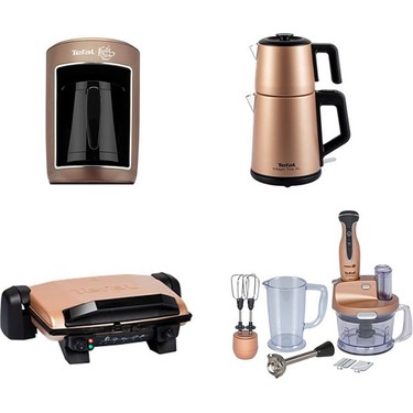 tefal bronz bakır çeyiz set