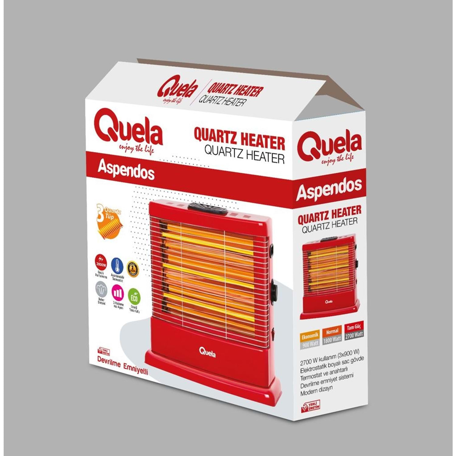 Quela QL-7025 aspendos olympo elektrikli ısıtıcı